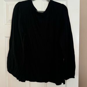 Black t-shirt with dressy sleeves from lane Bryant size 18/20